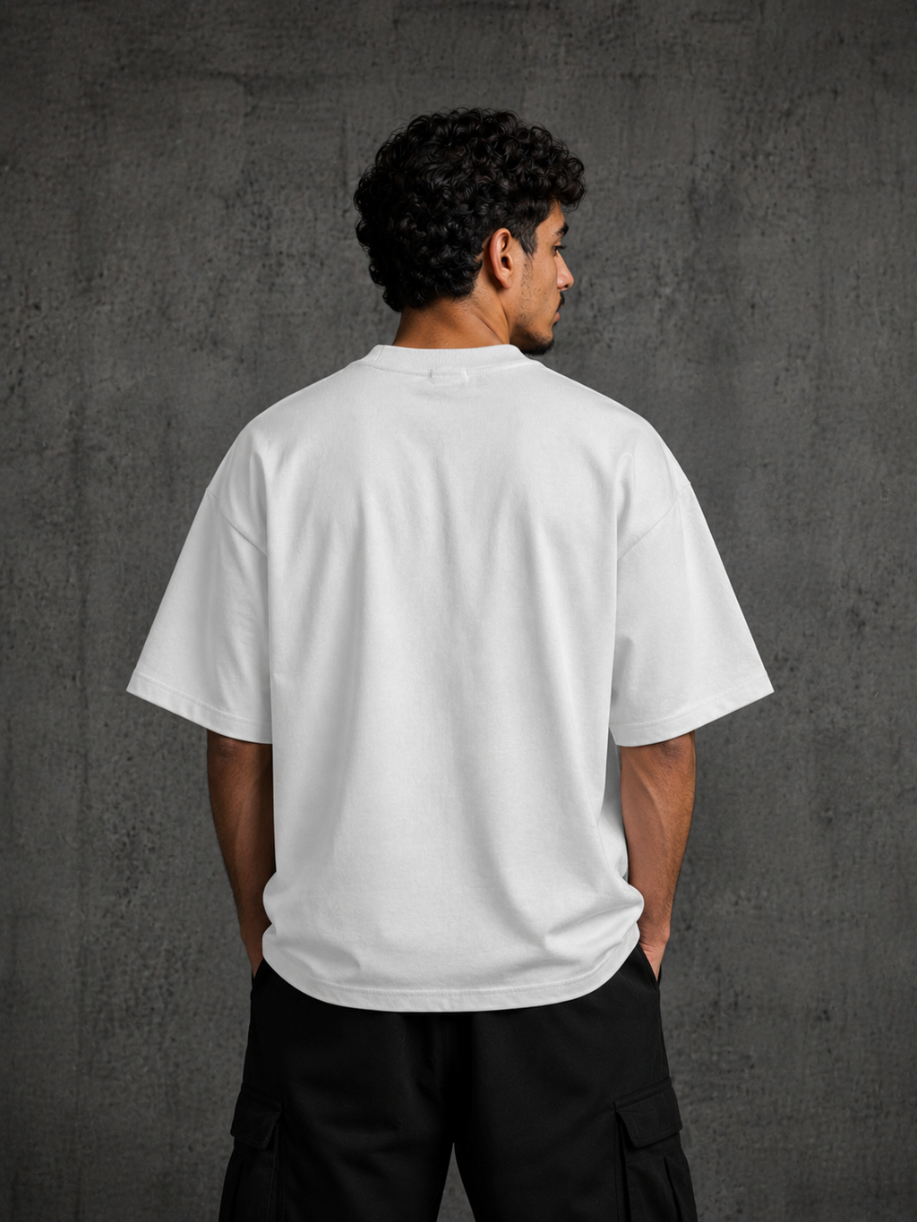 Statue Glitch Oversized T-Shirt