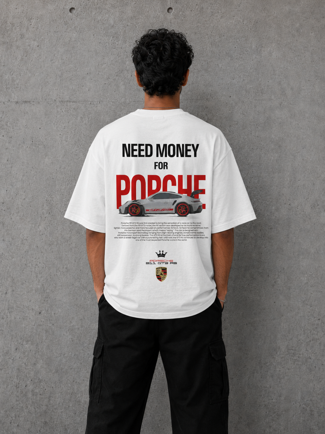 Need Money GT3 Oversized T-Shirt