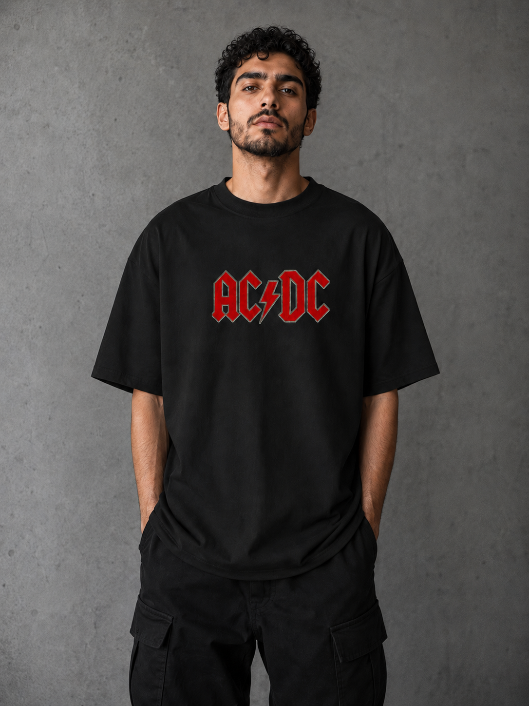 AC/DC Thunder Oversized T-Shirt
