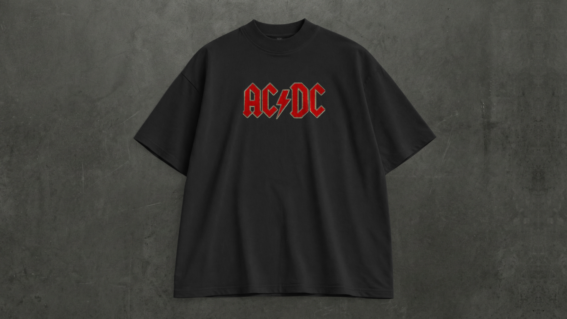 AC/DC Thunder Oversized T-Shirt